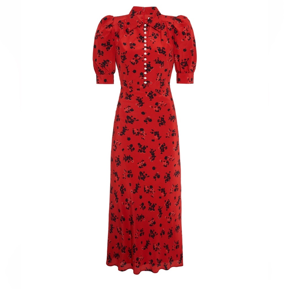 Alessandra Rich Floral Dress